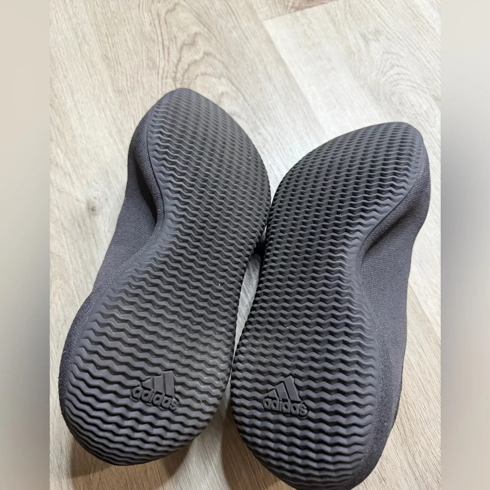 Adidas Men's Black Yeezy Knit Runner Slip-On Sneakers
